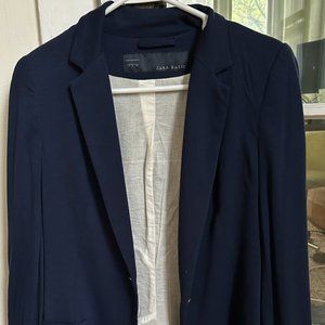 Zara Navy Blue Blazer